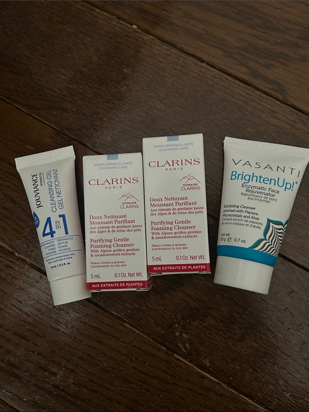 Face Cleanser - Clarins, Joviance and Vasanti  - All new and unopened